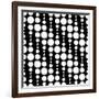 Monochrome Geometric Design-Maksim Krasnov-Framed Art Print