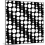 Monochrome Geometric Design-Maksim Krasnov-Mounted Art Print