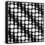 Monochrome Geometric Design-Maksim Krasnov-Framed Stretched Canvas