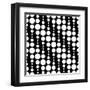 Monochrome Geometric Design-Maksim Krasnov-Framed Art Print