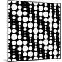 Monochrome Geometric Design-Maksim Krasnov-Mounted Art Print