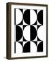 Monochrome Patterns 5-Natasha Marie-Framed Giclee Print