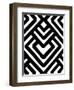 Monochrome Patterns 6-Natasha Marie-Framed Giclee Print