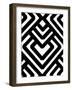 Monochrome Patterns 6-Natasha Marie-Framed Giclee Print