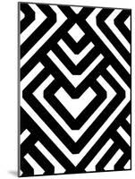 Monochrome Patterns 6-Natasha Marie-Mounted Giclee Print