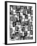 Monochrome Squares-Louisa Hereford-Framed Giclee Print