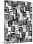 Monochrome Squares-Louisa Hereford-Mounted Giclee Print