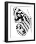 Monochrome Wings III-Annie Warren-Framed Art Print