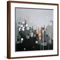 Monochrome XII-Carol Joy Shannon-Framed Art Print