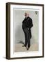 Monocled Businessman-null-Framed Art Print