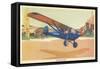 Monocoupe Airplane-null-Framed Stretched Canvas