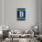 Monogram - Game Day - Blue and Green - B-Lantern Press-Art Print displayed on a wall