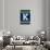 Monogram - Game Day - Blue and Green - K-Lantern Press-Art Print displayed on a wall