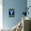 Monogram - Game Day - Blue and Green - Y-Lantern Press-Stretched Canvas displayed on a wall