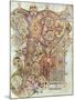 Monogram Page from the Book of Kells Christi Auteum Generatio, C800-null-Mounted Giclee Print