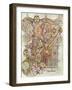 Monogram Page from the Book of Kells Christi Auteum Generatio, C800-null-Framed Giclee Print