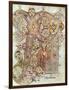 Monogram Page from the Book of Kells Christi Auteum Generatio, C800-null-Framed Giclee Print