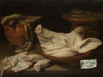 Still Life with Pigs Head, Trotters and Sausage-Monogrammist JVR-Art Print