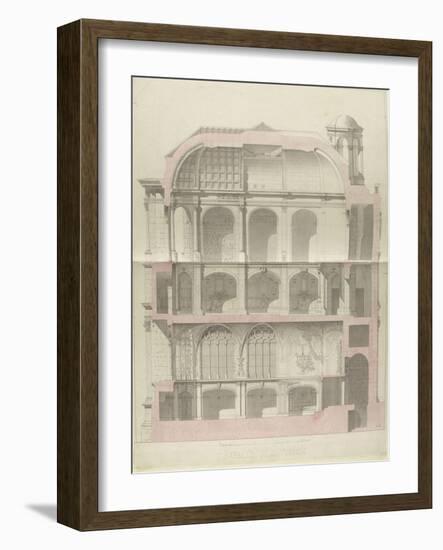 Monographie du palais de Fontainebleau : Chapelle Saint-Saturnin-Rodolphe Pfnor-Framed Giclee Print