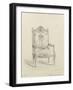 Monographie du palais de Fontainebleau : Fauteuil tapisserie-Rodolphe Pfnor-Framed Giclee Print