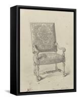 Monographie du palais de Fontainebleau : Fauteuil tapisserie-Rodolphe Pfnor-Framed Stretched Canvas