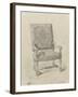 Monographie du palais de Fontainebleau : Fauteuil tapisserie-Rodolphe Pfnor-Framed Giclee Print