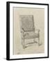 Monographie du palais de Fontainebleau : Fauteuil tapisserie-Rodolphe Pfnor-Framed Giclee Print