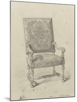 Monographie du palais de Fontainebleau : Fauteuil tapisserie-Rodolphe Pfnor-Mounted Giclee Print