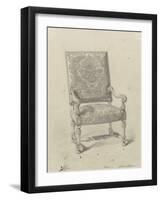 Monographie du palais de Fontainebleau : Fauteuil tapisserie-Rodolphe Pfnor-Framed Giclee Print