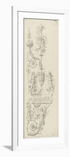 Monographie du palais de Fontainebleau : Salon des jeux de la Reine-Rodolphe Pfnor-Framed Giclee Print