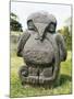 Monolith in Shape of Eagle Holding Snake in its Beak and Claws from Mesita B-null-Mounted Giclee Print