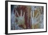 Monolithic Cave Paintings in Raja Ampat, West Papua, Indonesia, New Guinea, Southeast Asia, Asia-James Morgan-Framed Premium Photographic Print