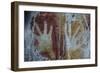 Monolithic Cave Paintings in Raja Ampat, West Papua, Indonesia, New Guinea, Southeast Asia, Asia-James Morgan-Framed Photographic Print