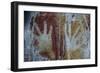 Monolithic Cave Paintings in Raja Ampat, West Papua, Indonesia, New Guinea, Southeast Asia, Asia-James Morgan-Framed Photographic Print