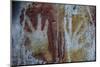 Monolithic Cave Paintings in Raja Ampat, West Papua, Indonesia, New Guinea, Southeast Asia, Asia-James Morgan-Mounted Premium Photographic Print