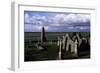 Monolithic High Crosses and O'Rourke's Tower in Monastic Complex on Banks of River Shannon-null-Framed Giclee Print