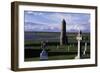 Monolithic High Crosses and O'Rourke's Tower in Monastic Complex on Banks of River Shannon-null-Framed Giclee Print