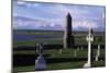 Monolithic High Crosses and O'Rourke's Tower in Monastic Complex on Banks of River Shannon-null-Mounted Giclee Print