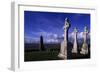 Monolithic High Crosses in Monastic Complex on Banks of River Shannon, Clonmacnoise, Ireland-null-Framed Giclee Print