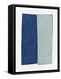 Monolithic I Blue-Mike Schick-Framed Stretched Canvas