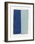 Monolithic I Blue-Mike Schick-Framed Art Print
