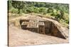 Monolithic Rock-Cut Church of Bete Giyorgis (St. George)-Gabrielle and Michel Therin-Weise-Stretched Canvas