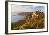 Monolithos Castle and Aegean Sea, Rhodes, Dodecanese, Greek Islands, Greece, Europe-Jochen Schlenker-Framed Photographic Print