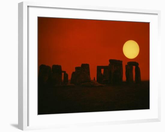 Monoliths of Stonehenge near Salisbury, England-Bill Bachmann-Framed Photographic Print