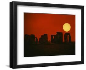 Monoliths of Stonehenge near Salisbury, England-Bill Bachmann-Framed Photographic Print