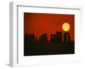 Monoliths of Stonehenge near Salisbury, England-Bill Bachmann-Framed Photographic Print