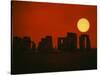 Monoliths of Stonehenge near Salisbury, England-Bill Bachmann-Stretched Canvas