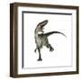 Monolophosaurus Dinosaur-null-Framed Art Print