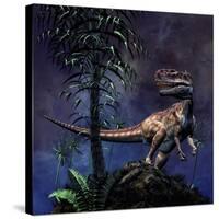 Monolophosaurus Was a Theropod Dinosaur from the Middle Jurassic Period-null-Stretched Canvas