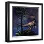 Monolophosaurus Was a Theropod Dinosaur from the Middle Jurassic Period-null-Framed Art Print